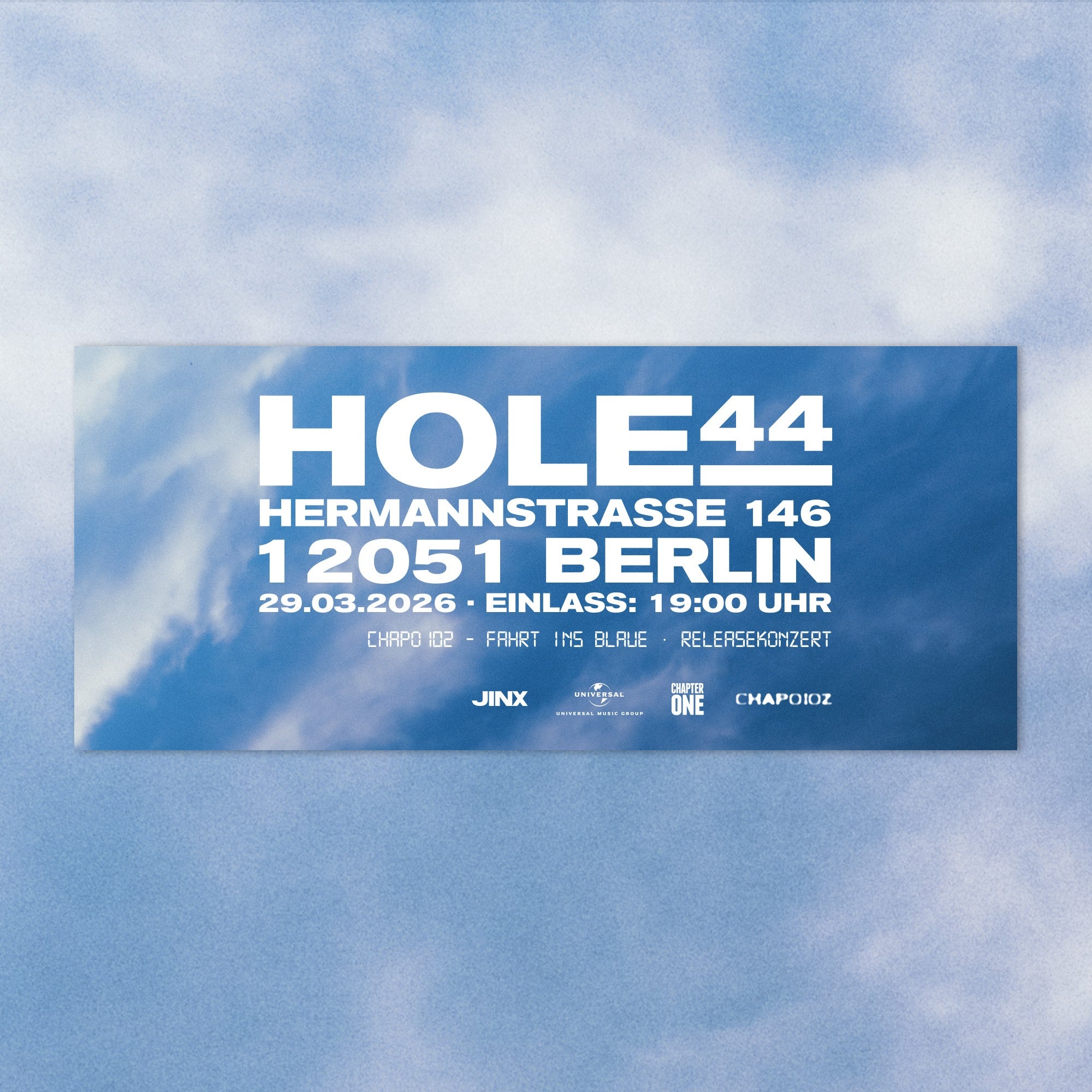 Chapo102 Fahrt ins Blaue (Berlin) Ticket 431991