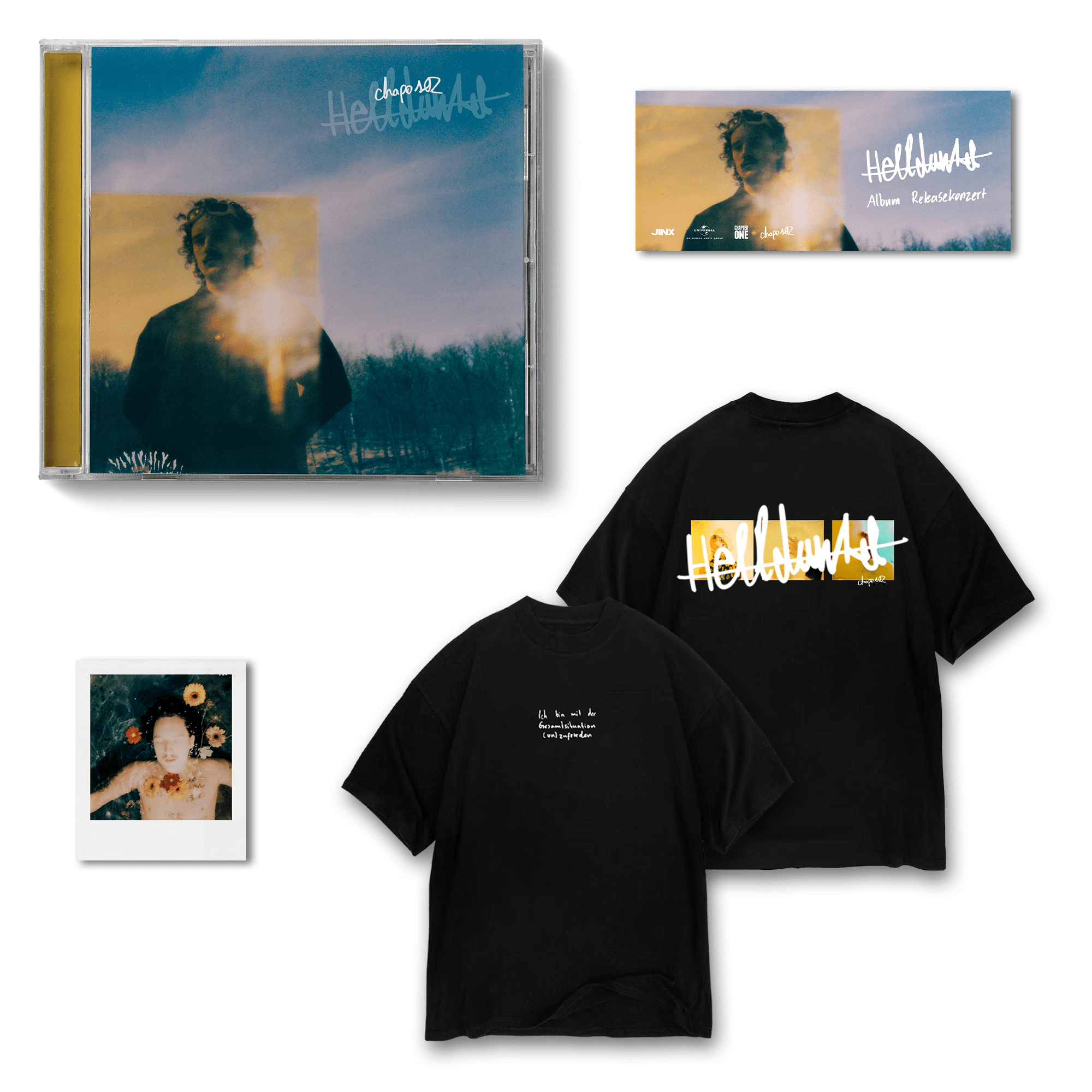 Chapo102 Helldunkel „Helldunkel“ CD + Ticket für exklusives Releasekonzert am 28.08. in Berlin + T-Shirt + Polaroid 364423